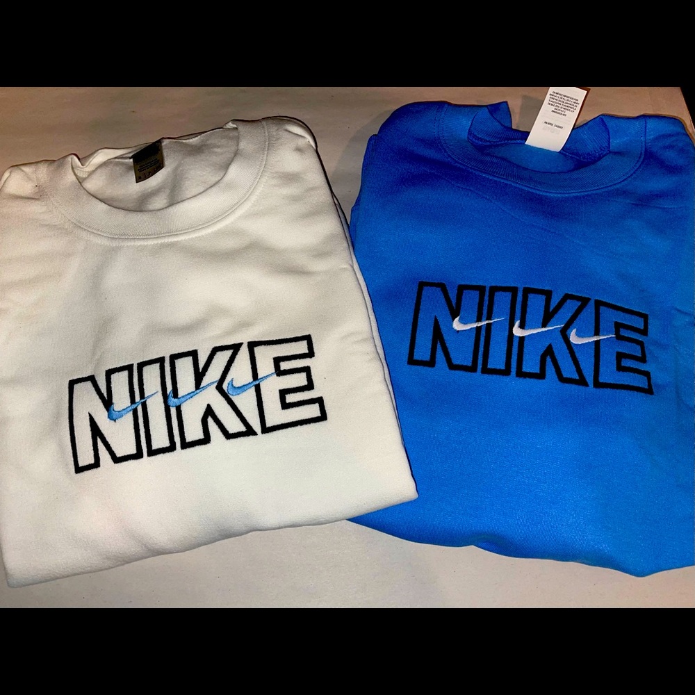 Inspired embroidered crewneck